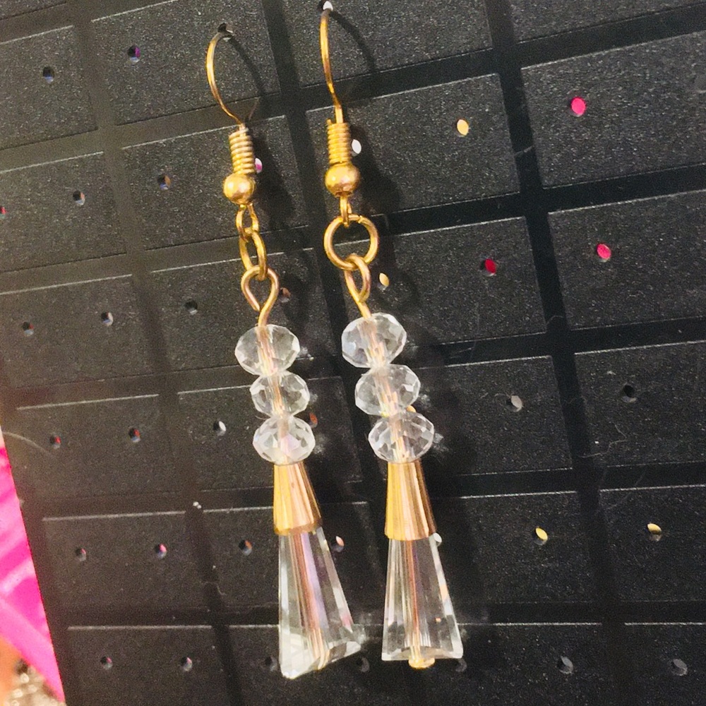 Crystal Dangle Earrings
